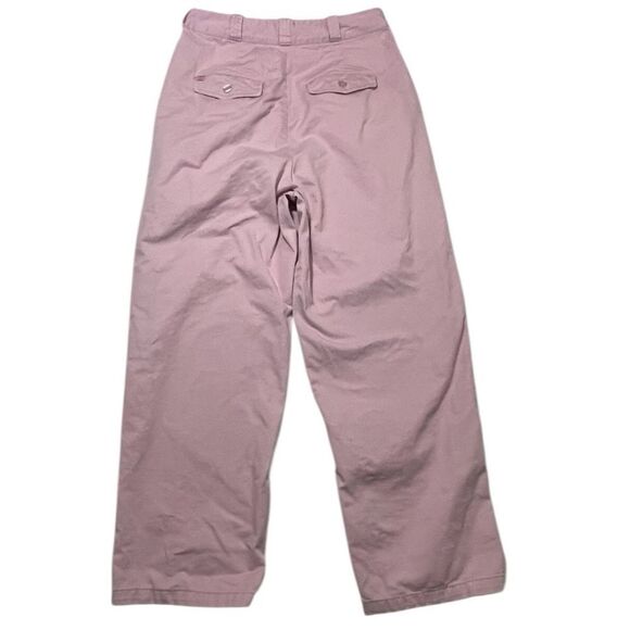 BDG pink washed high waisted cropped khaki jeans, size 2 - Picture 2 of 8